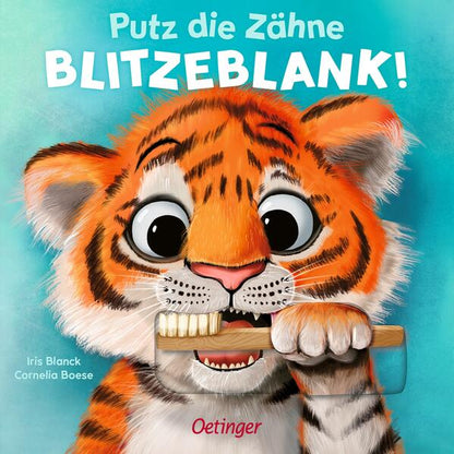 Putz die Zähne blitzeblank!