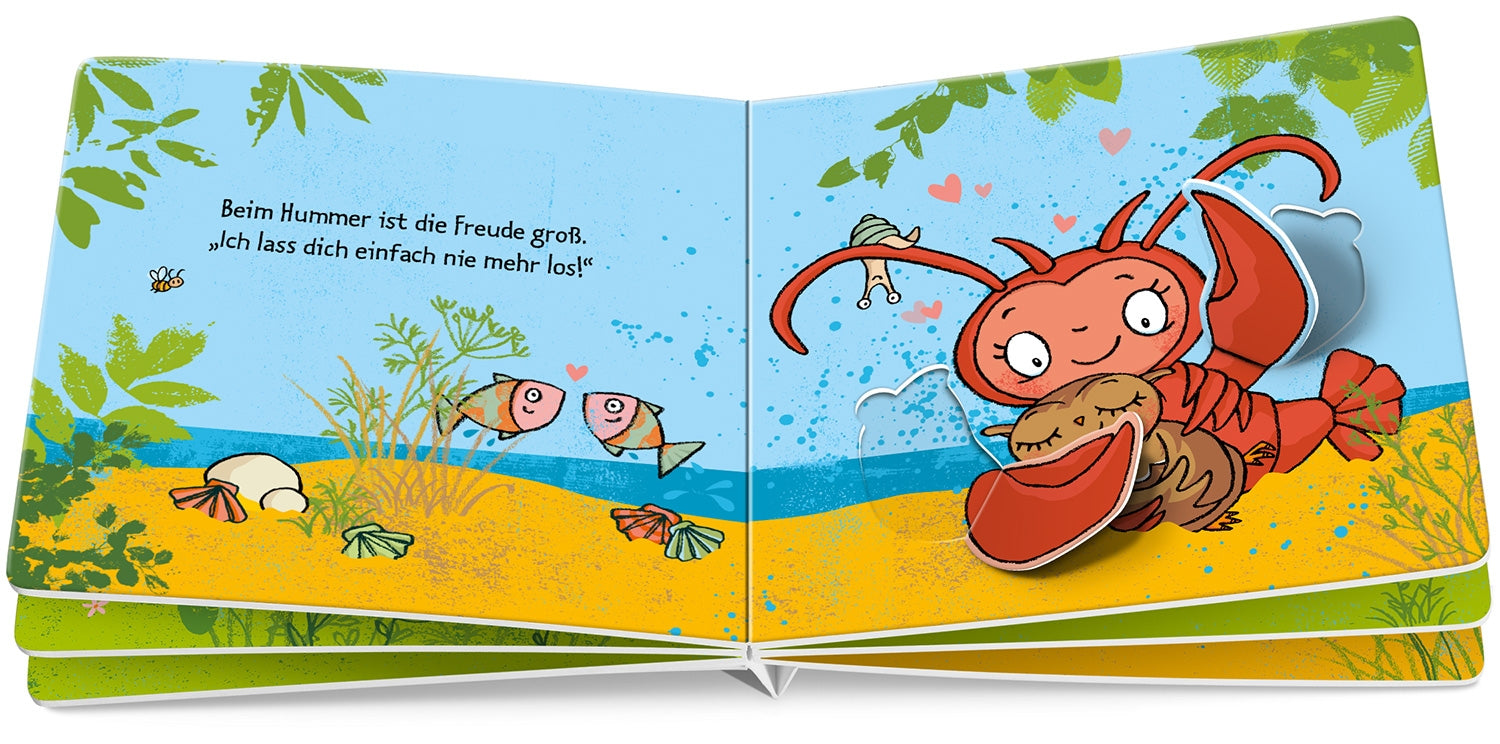 Die kleine Eule will kuscheln: Pappbilderbuch mit Liebhabe-Klappen für Kinder ab 2 Jahren