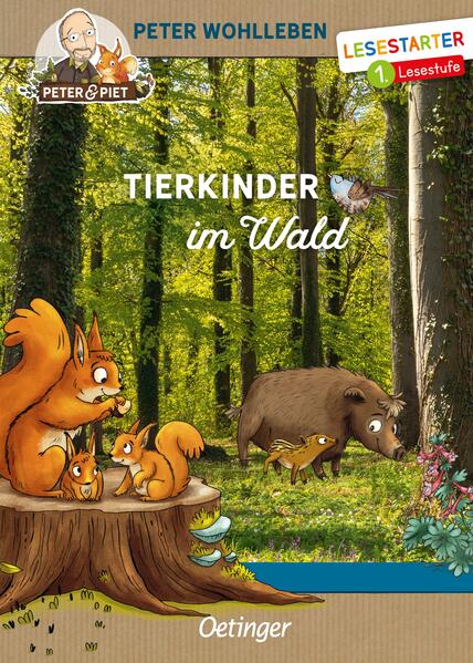 Tierkinder im Wald: Lesestarter. 1. Lesestufe
