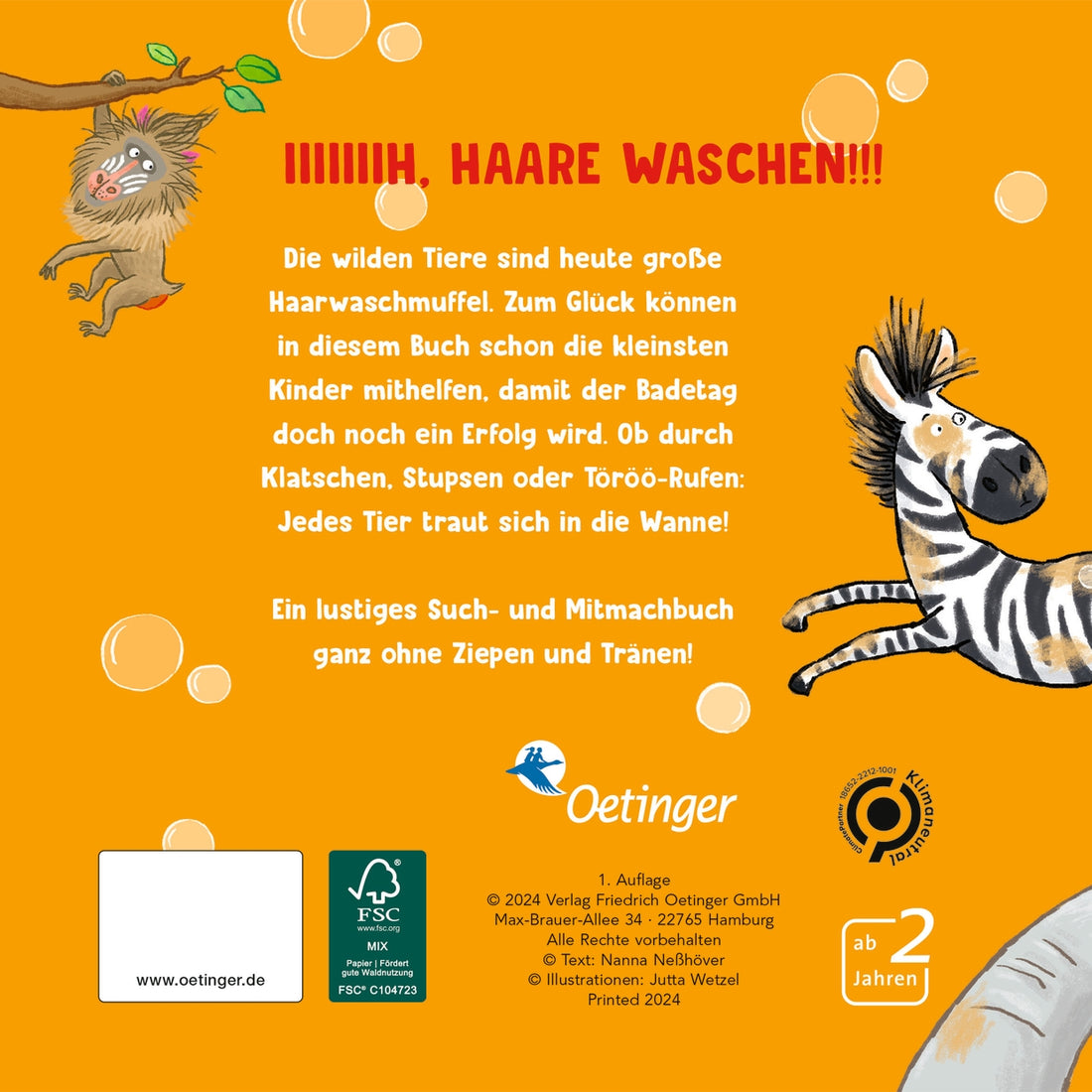 Nicht die Haare waschen: Ein Mitmachbuch