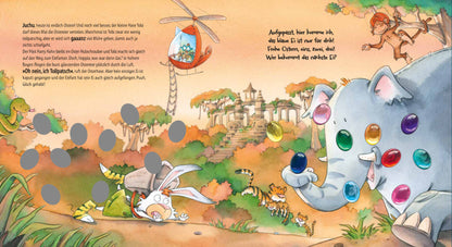 Tobi, der tollpatschige Osterhase: Funkel-Bilderbuch mit Glitzersteinen