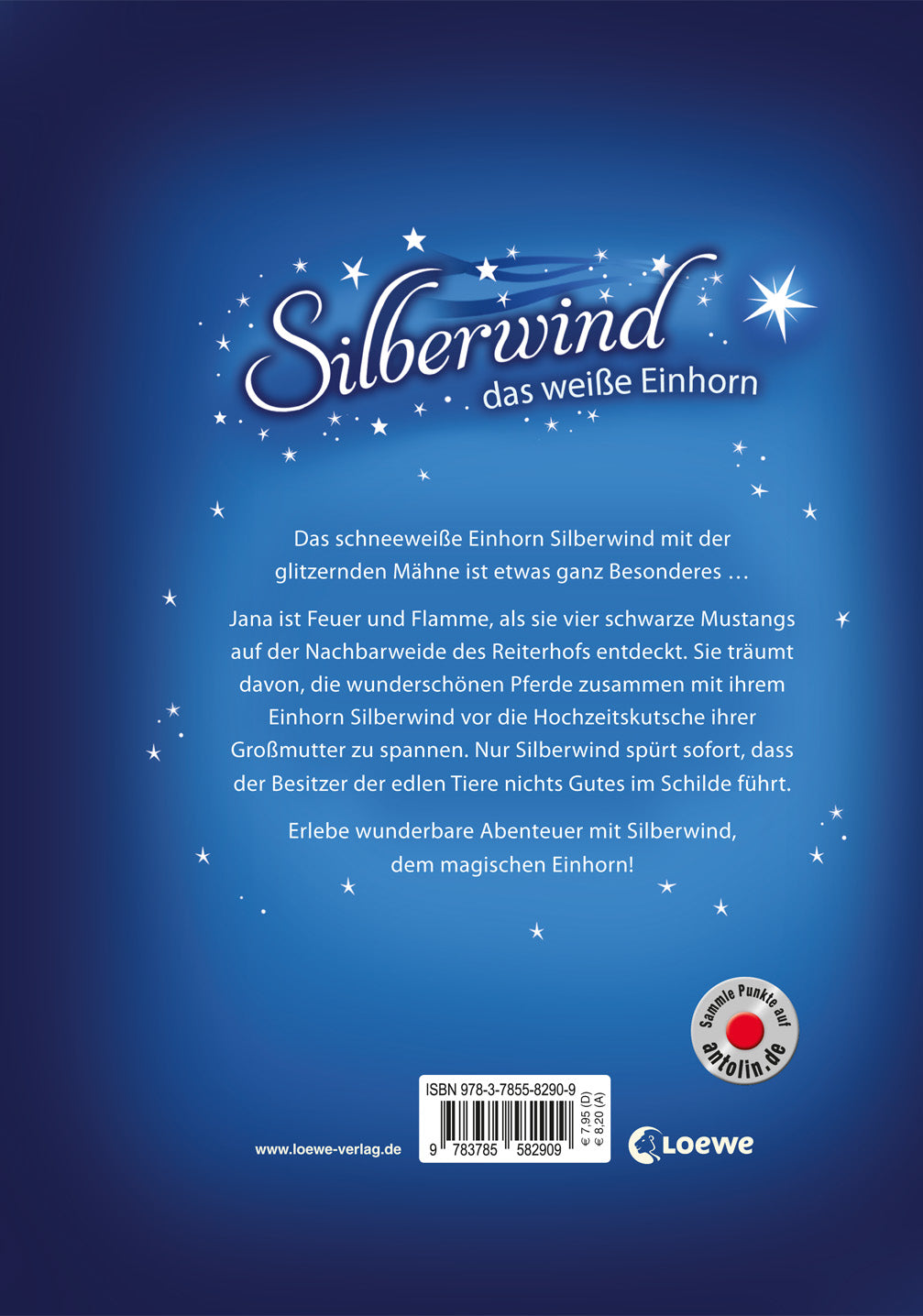 MäEx: Silberwind, das weiße Einhorn (Band 3) - Die vier Wildpferde
