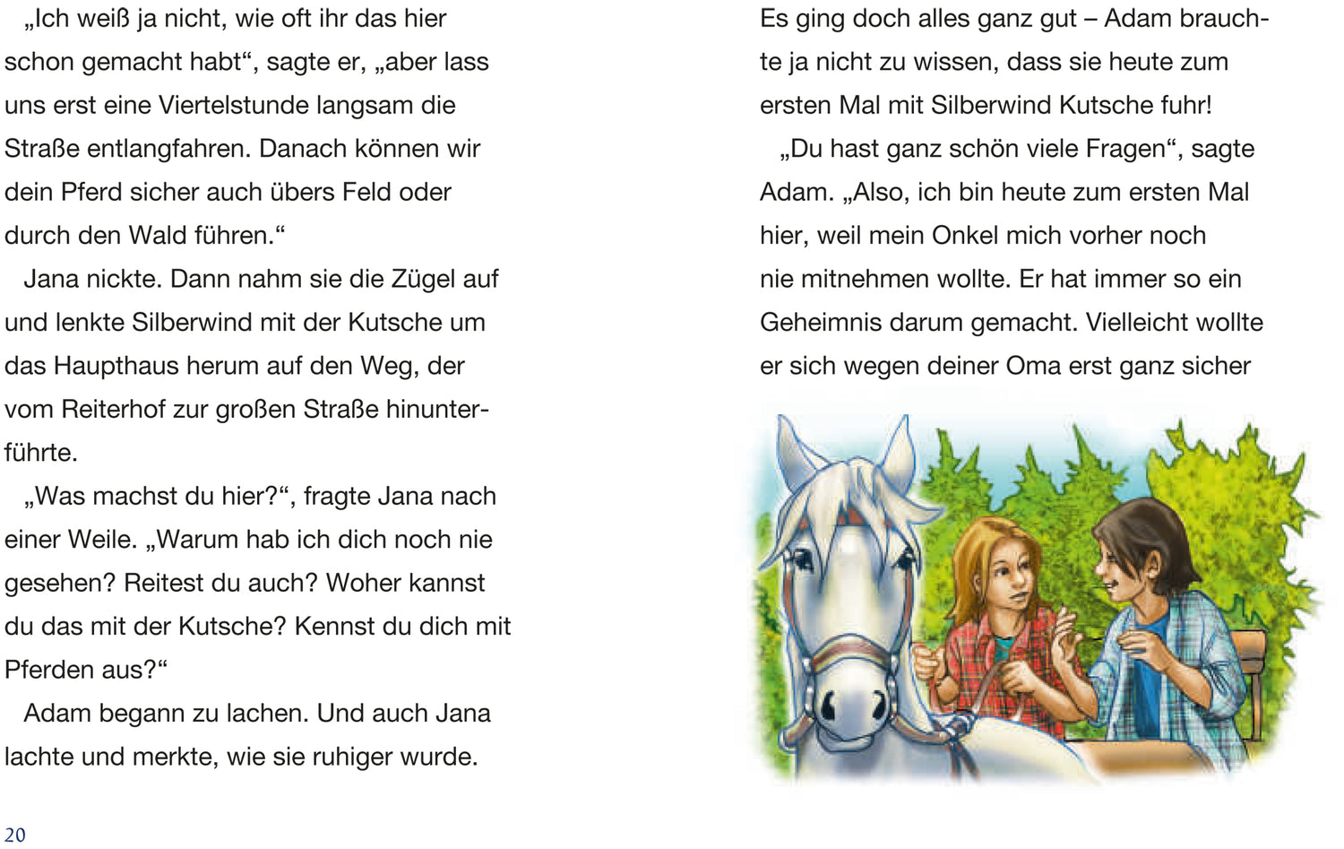 MäEx: Silberwind, das weiße Einhorn (Band 3) - Die vier Wildpferde