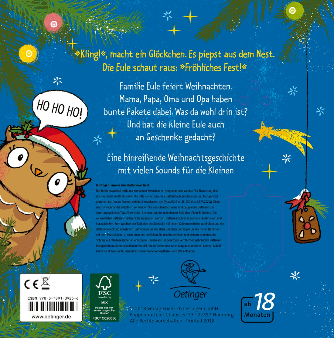 Die kleine Eule feiert Weihnachten: Spielspaß mit Sound