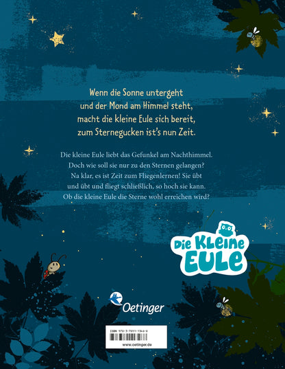 Die kleine Eule fliegt zu den Sternen