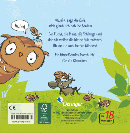 Die Eule mit der Beule: Trostspendendes Pappbilderbuch für Kinder ab 2 Jahren