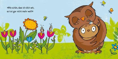 Die Eule mit der Beule: Trostspendendes Pappbilderbuch für Kinder ab 2 Jahren