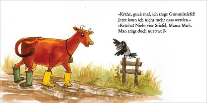 Hier kommt Mama Muh! Pappbilderbuch-Abenteuer der neugierigen Kuh für Kinder ab 2 Jahren