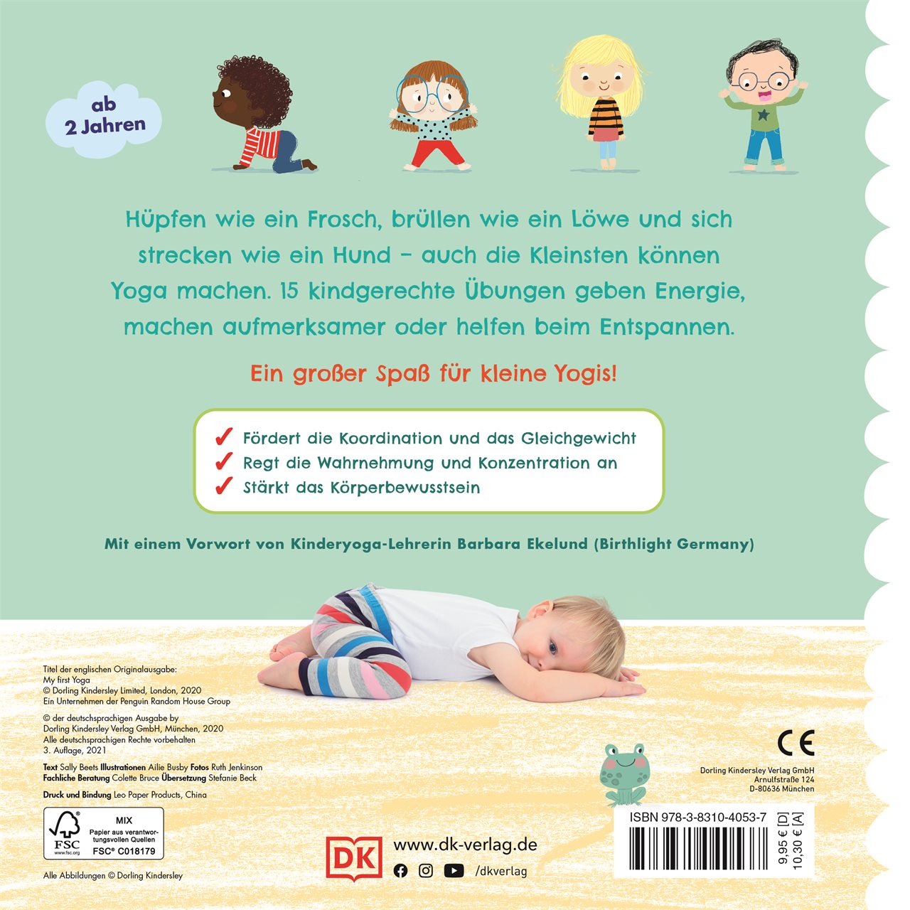 Yoga für Minis: Pappbilderbuch mit ersten Yoga-Übungen für Kinder ab 2 Jahren