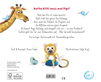 Der ganze Zoo geht aufs Klo: Mit lustigen Verwandlungsseiten