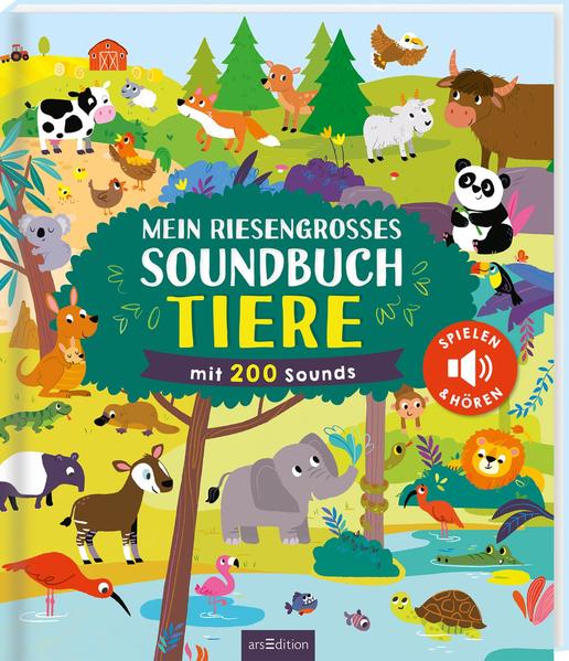 Mein riesengroßes Soundbuch Tiere: mit 200 Sounds