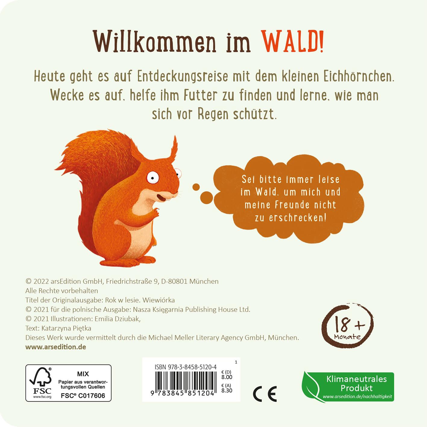 Ein Tag im Wald: Kleines Eichhörnchen