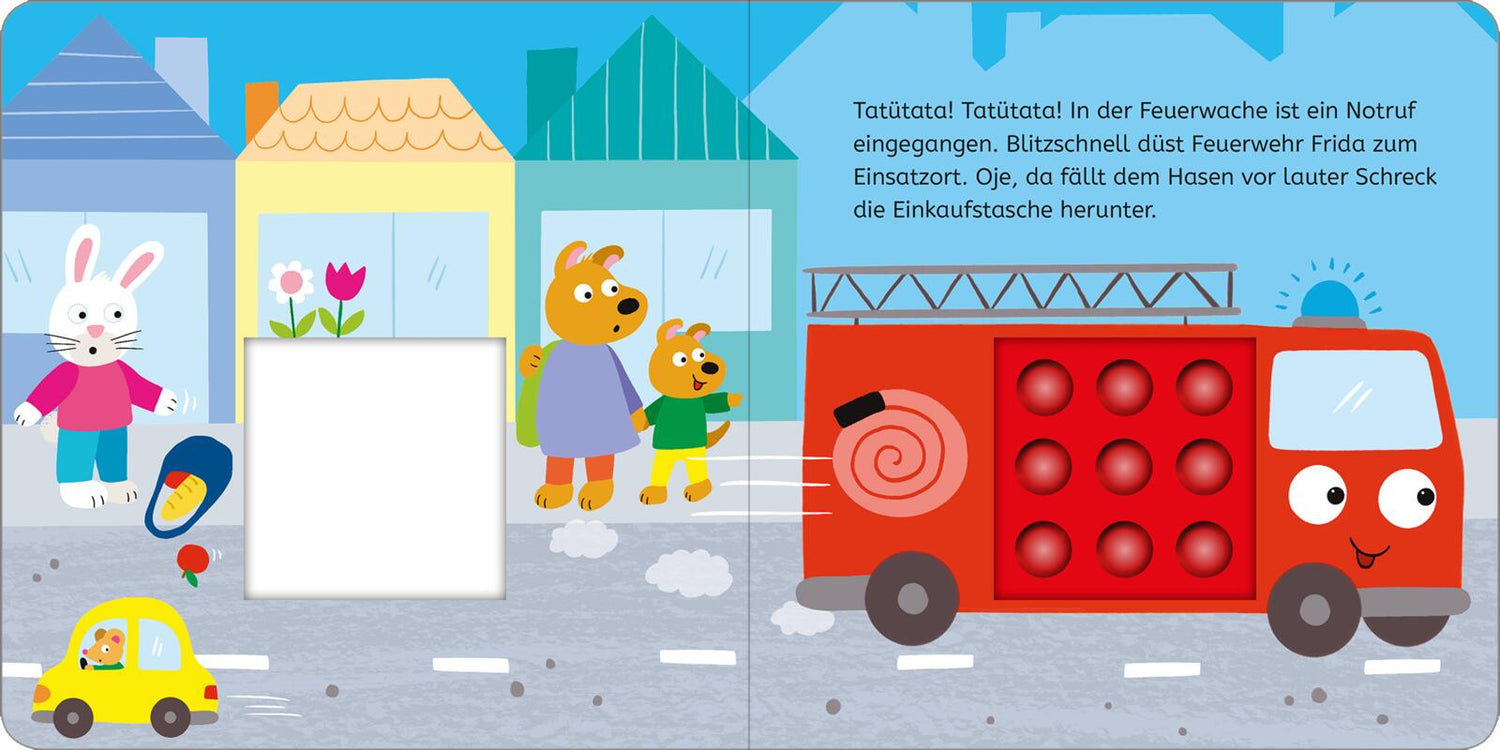 Mein erstes Pop-it-Buch – Feuerwehr Frida: Plopp!