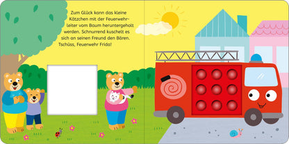Mein erstes Pop-it-Buch – Feuerwehr Frida: Plopp!