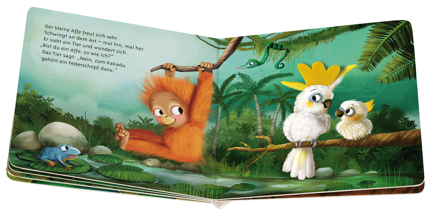 Mein erstes Vorlese-Fühlbuch - Bist du ein Affe?