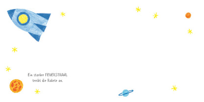 Mein buntes Kritzel-Malbuch (Rakete): Kritzelbuch mit farbigen Motiven für Kinder ab 2 Jahre