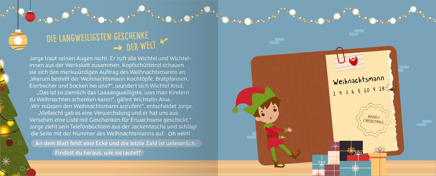  9783845857367 Das große Weihnachtschaos. Adventskalender Ein spannender Adventskalender mit kniffligen Räts (3)