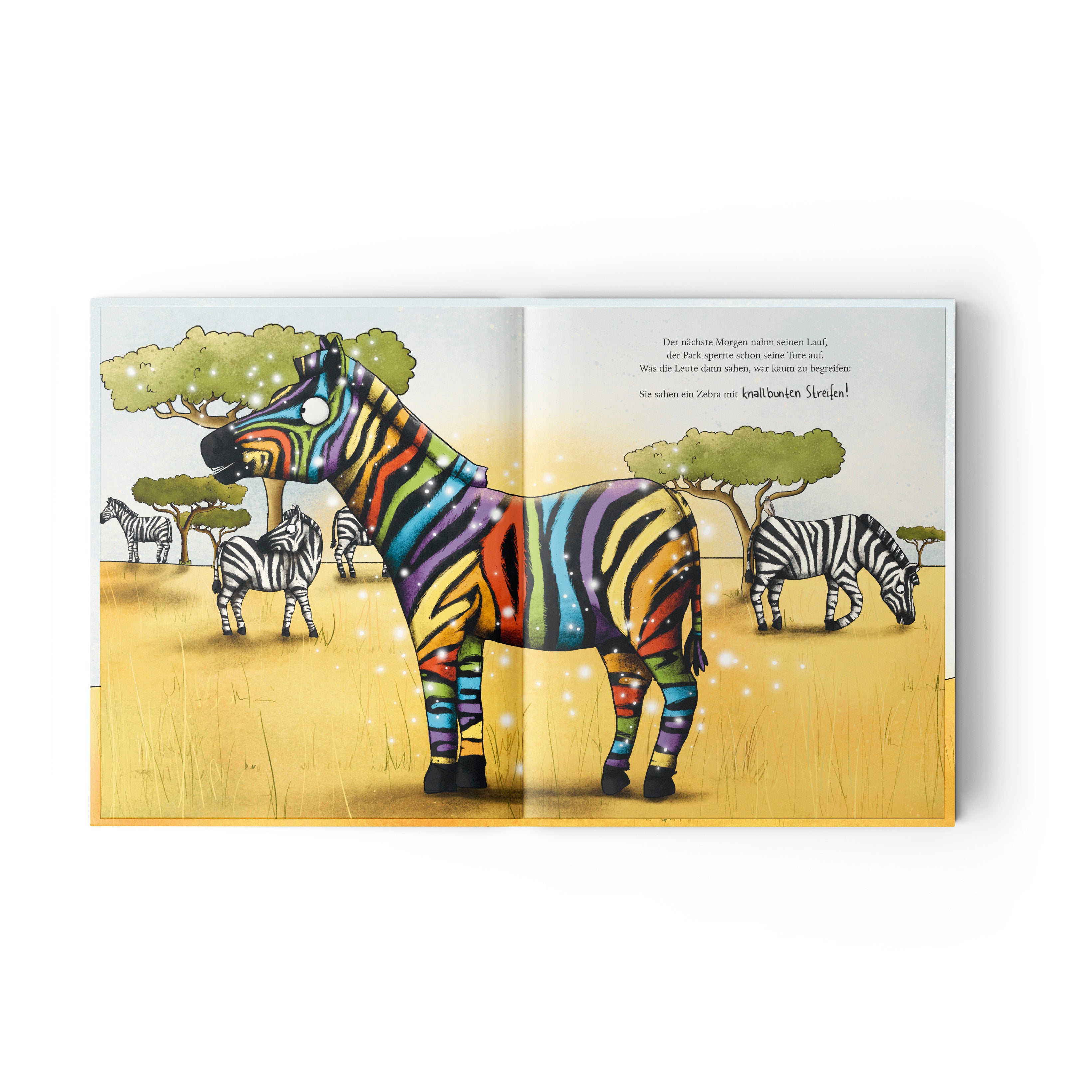 Noomi, das streifenlose Zebra