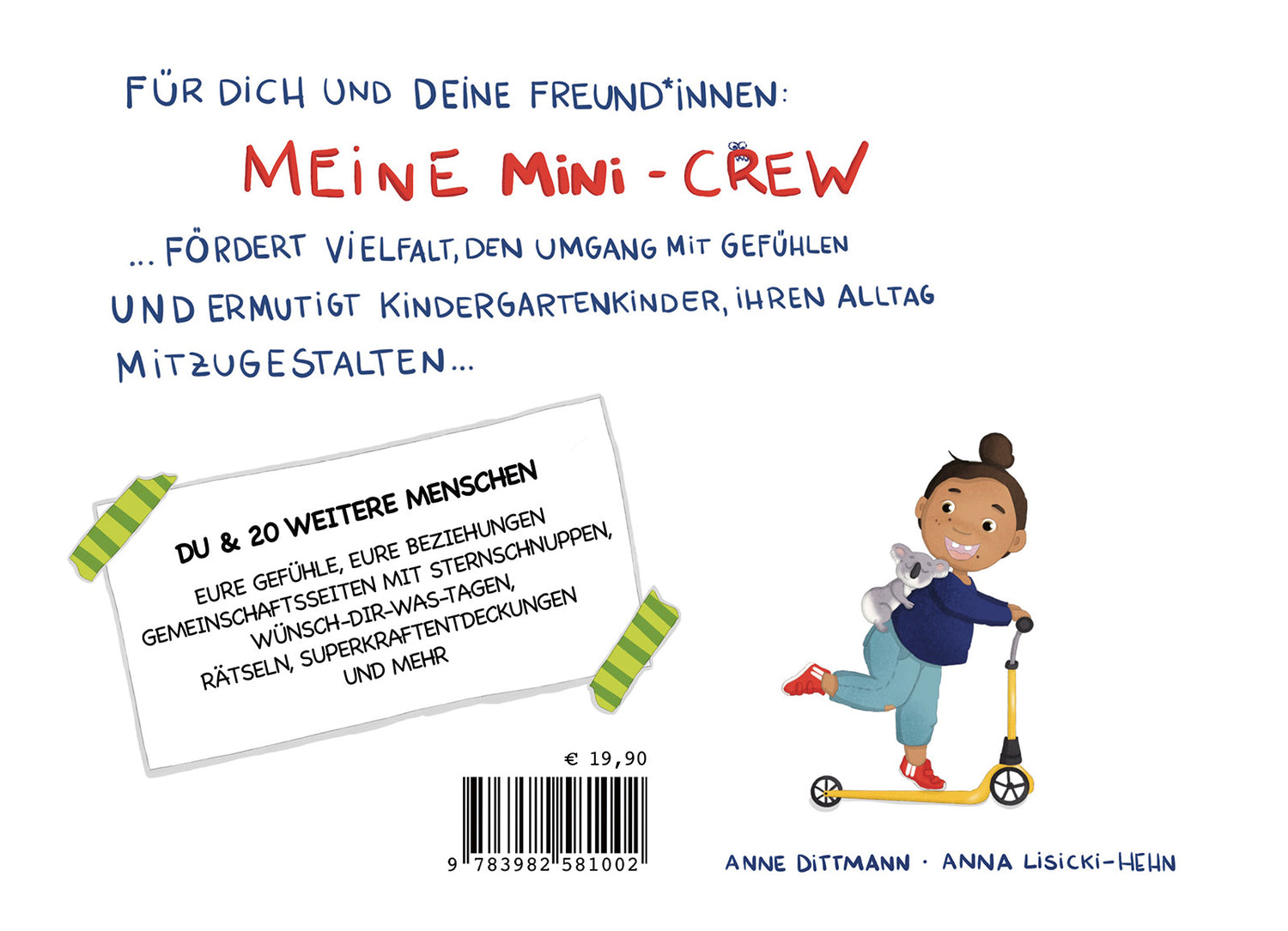  9783982581002 Freundebuch Meine Mini-Crew Dein Kindergarten-Freundschaftsbuch, das beste Ges (2)