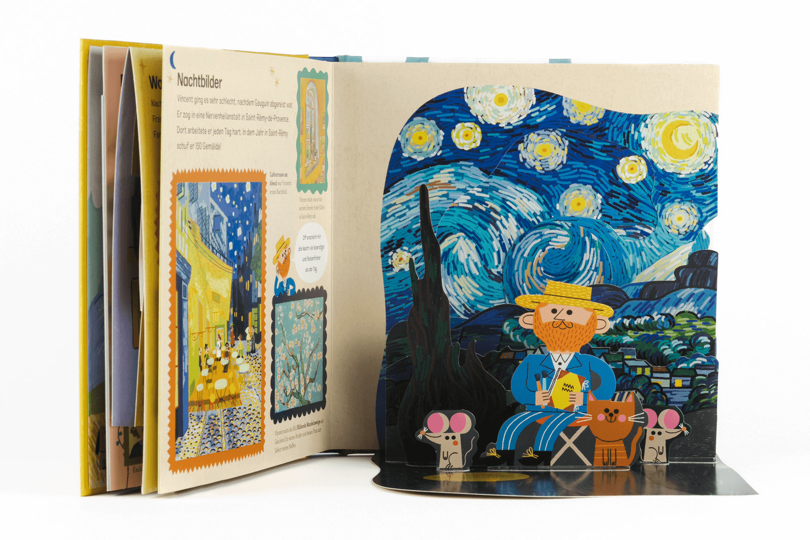  ART POPS: Vincent Van Gogh Ein Pop-up-Buch | Pop-up Bilderbuch über große Kün Susie Hodge 9783737373876 FISCHER Duden Kin...