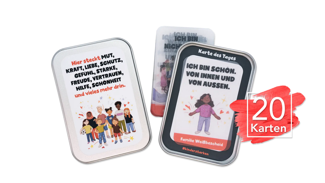 Richtig WiSSEN: Af­fir­ma­ti­ons­kar­ten für Kin­der