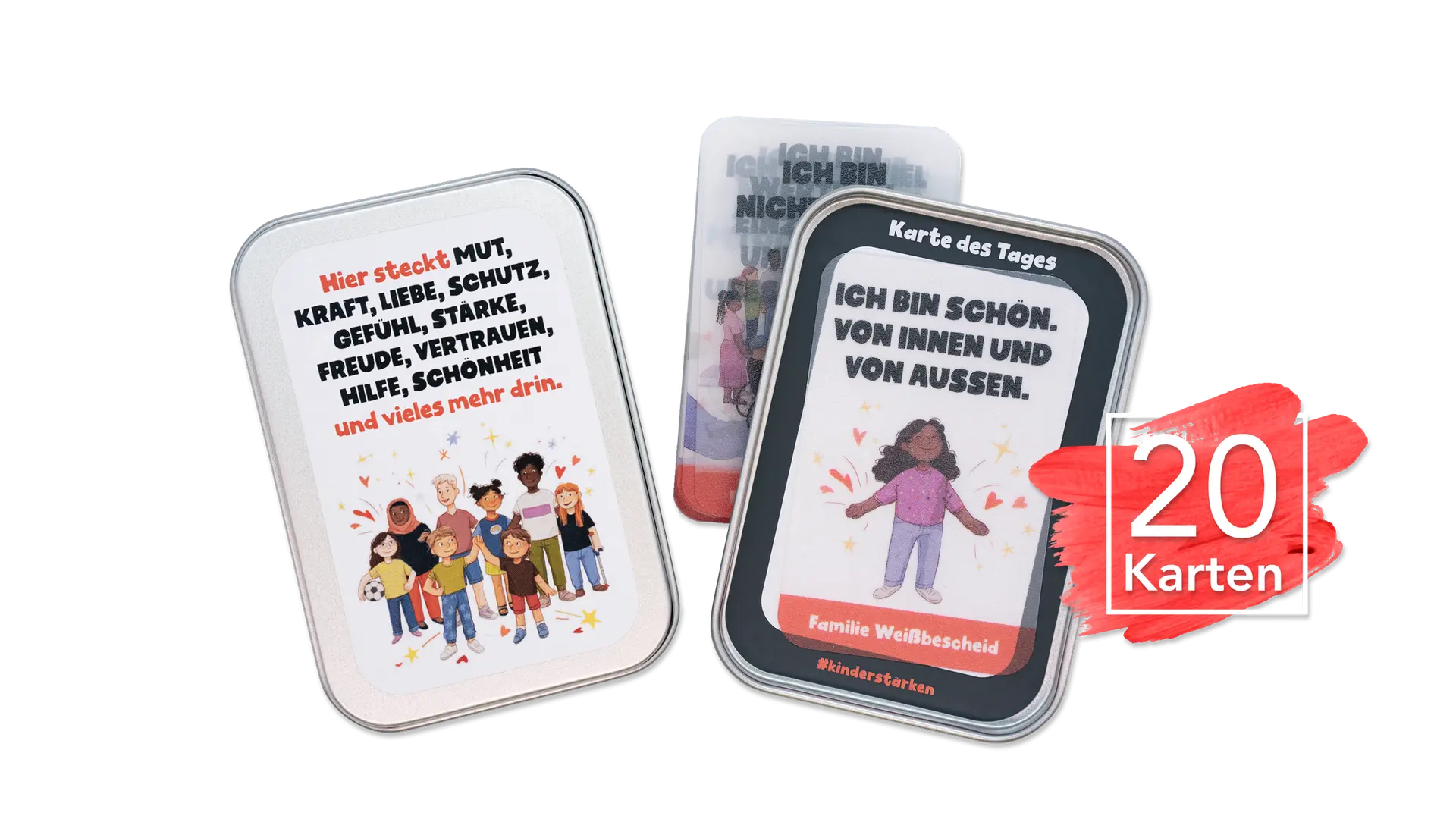 Richtig WiSSEN: Af­fir­ma­ti­ons­kar­ten für Kin­der