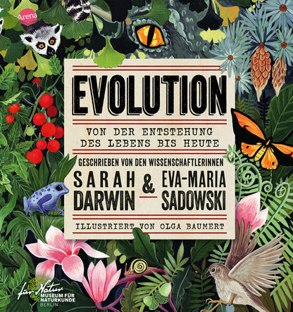 Arena 9783401720654 EVOLUTION. Von der Entstehung des Lebens bis heute Ein Sachbuch geschrieben von Charles Darwins Urure (1)
