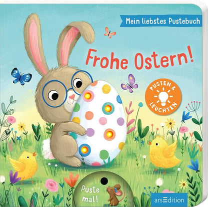 ArsEdition GmbH 9783845859385 Mein liebstes Pustebuch – Frohe Ostern! Pusten &amp; leuchten (1)