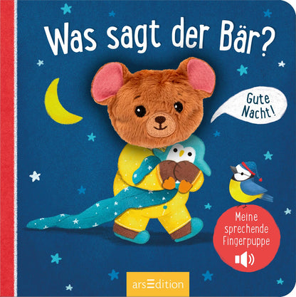 ArsEdition GmbH 9783845862231 Meine sprechende Fingerpuppe: Was sagt der Bär? Gute Nacht! (4)