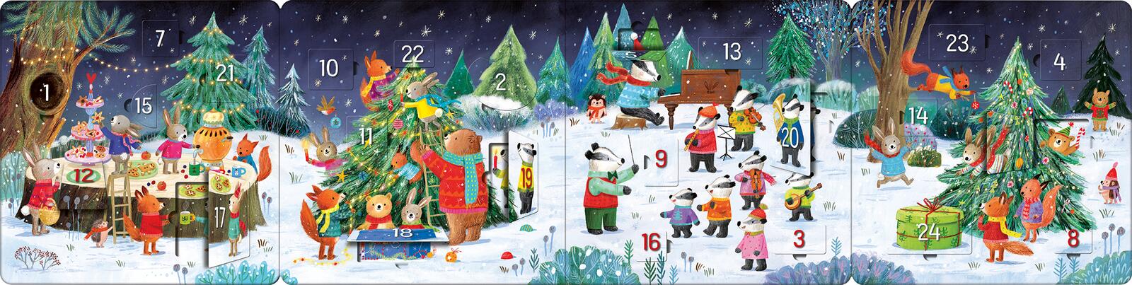 ArsEdition  9783845858371 Mein erstes Adventskalenderbuch Mit 24 Kläppchen (2)
