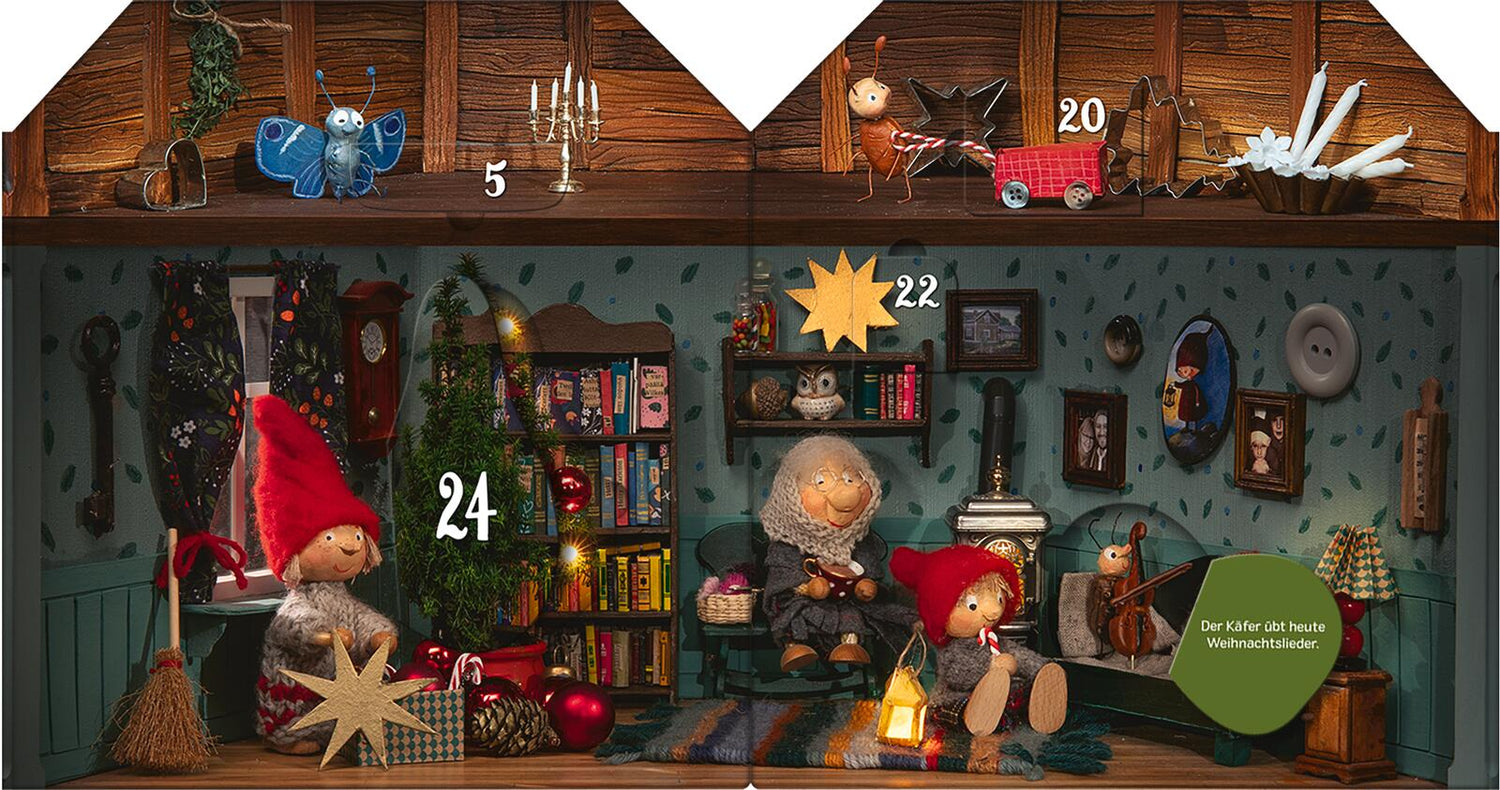 ArsEdition  9783845858593 Advent im Wichtelhaus Ein Adventskalender mit 24 Klappen (3)