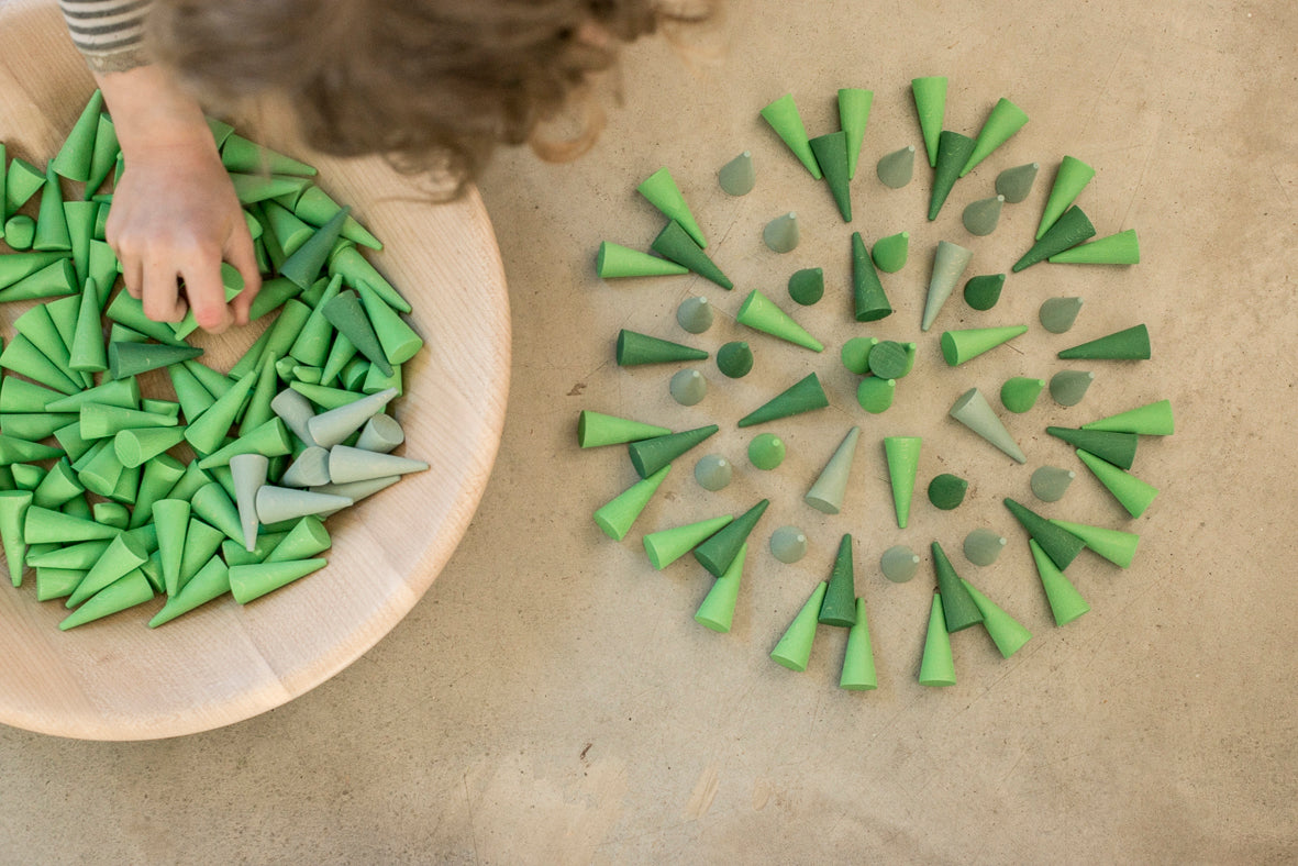Grapat Mandala Green Cone