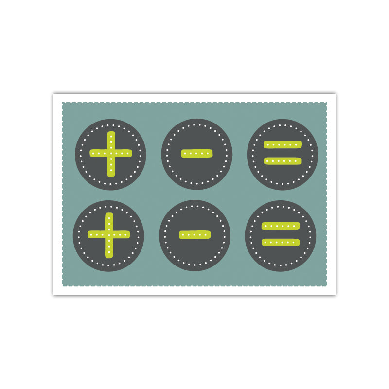 Prickel-Zahlen Set (22 Karten)