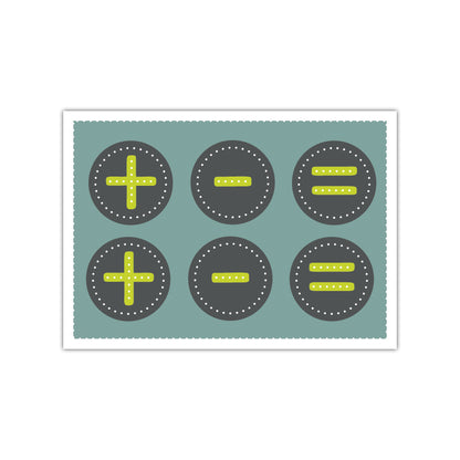 Prickel-Zahlen Set (22 Karten)