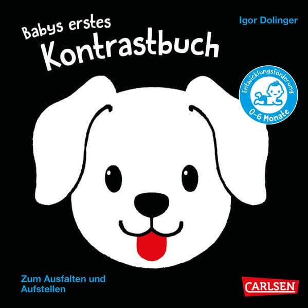 Babys erstes Kontrastbuch Leporello zum Ausfalten und Aufstellen 9783551173546 Carlsen Verlag GmbH (1)