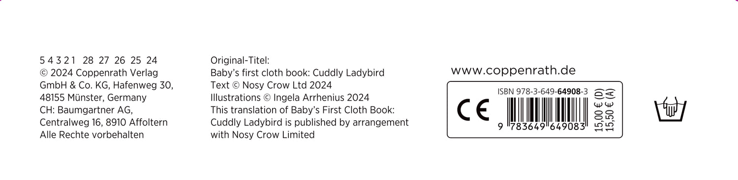  Babys kuschelweiches Kontrastbuch (Stoffbuch) Mit Spiegel und Stoffklappen 978-3-649649083 Coppenrath Verlag GmbH &amp; Co. K...