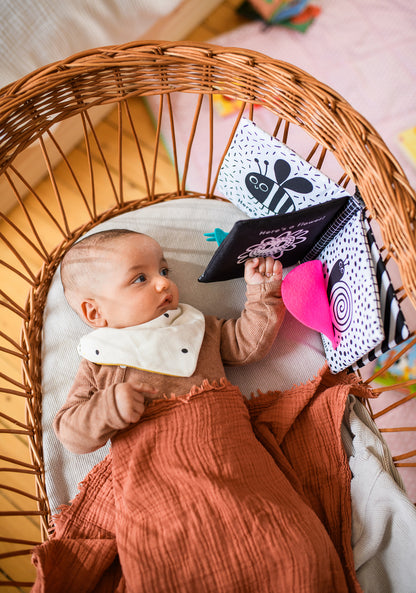 Babys kuschelweiches Kontrastbuch (Stoffbuch) Mit Spiegel und Stoffklappen 978-3-649649083 Coppenrath Verlag GmbH &amp; Co. K...