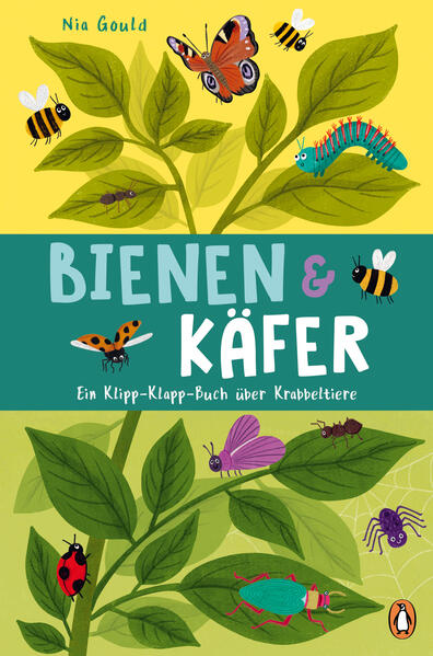 Bienen &amp; Käfer – Ein Klipp-Klapp-Buch über Krabbeltiere Pappbilderbuch ab 2 Jahren mit Klipp-Klapp-Seiten Molly Littleboy...