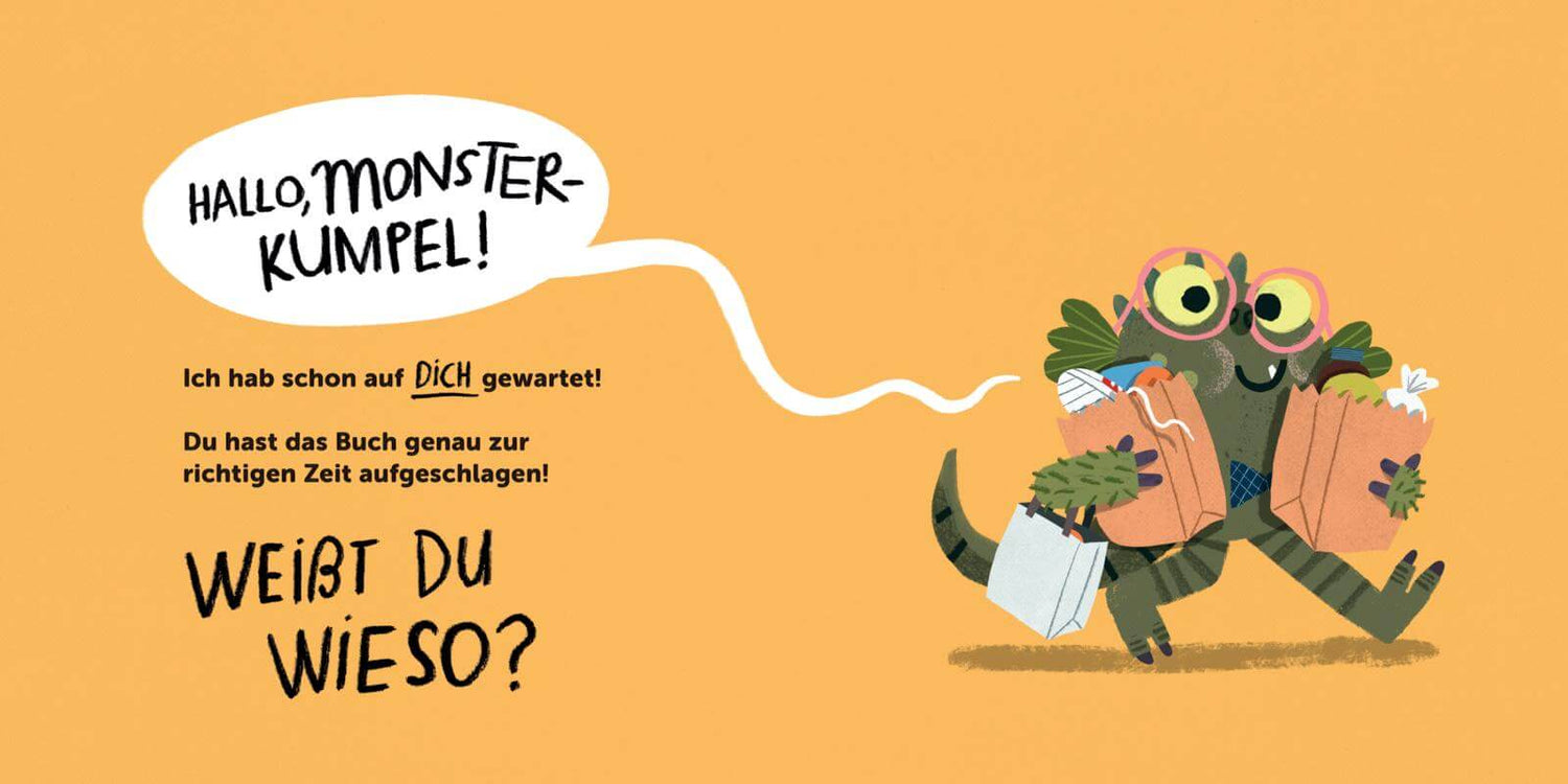  Bist du hungrig wie ein Monster? Witziges Mitmachbuch ab 4 Jahren Guilherme Karsten 9783848903290 Aladin in Thienemann-Es...