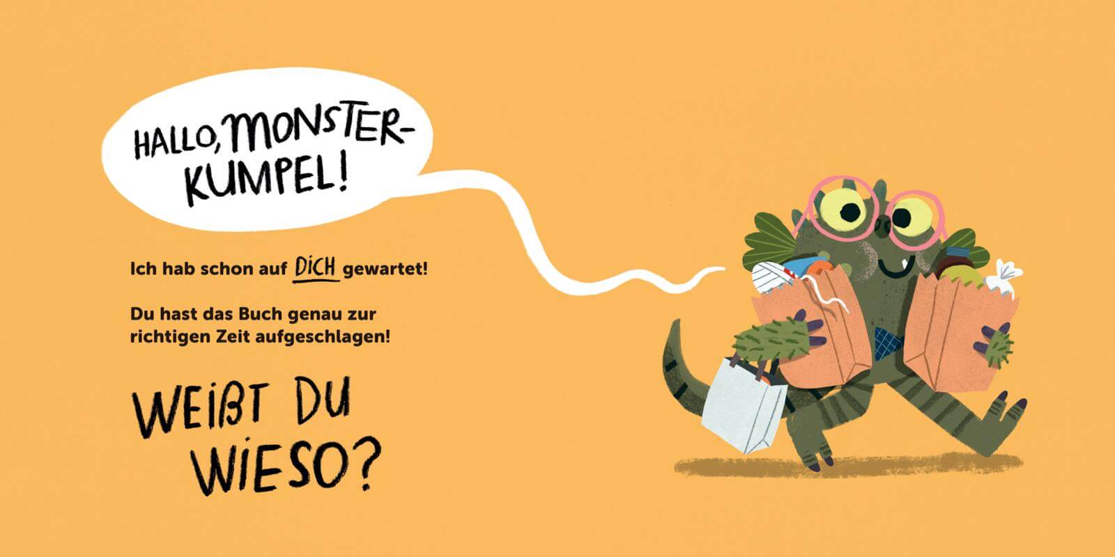  Bist du hungrig wie ein Monster? Witziges Mitmachbuch ab 4 Jahren Guilherme Karsten 9783848903290 Aladin in Thienemann-Es...