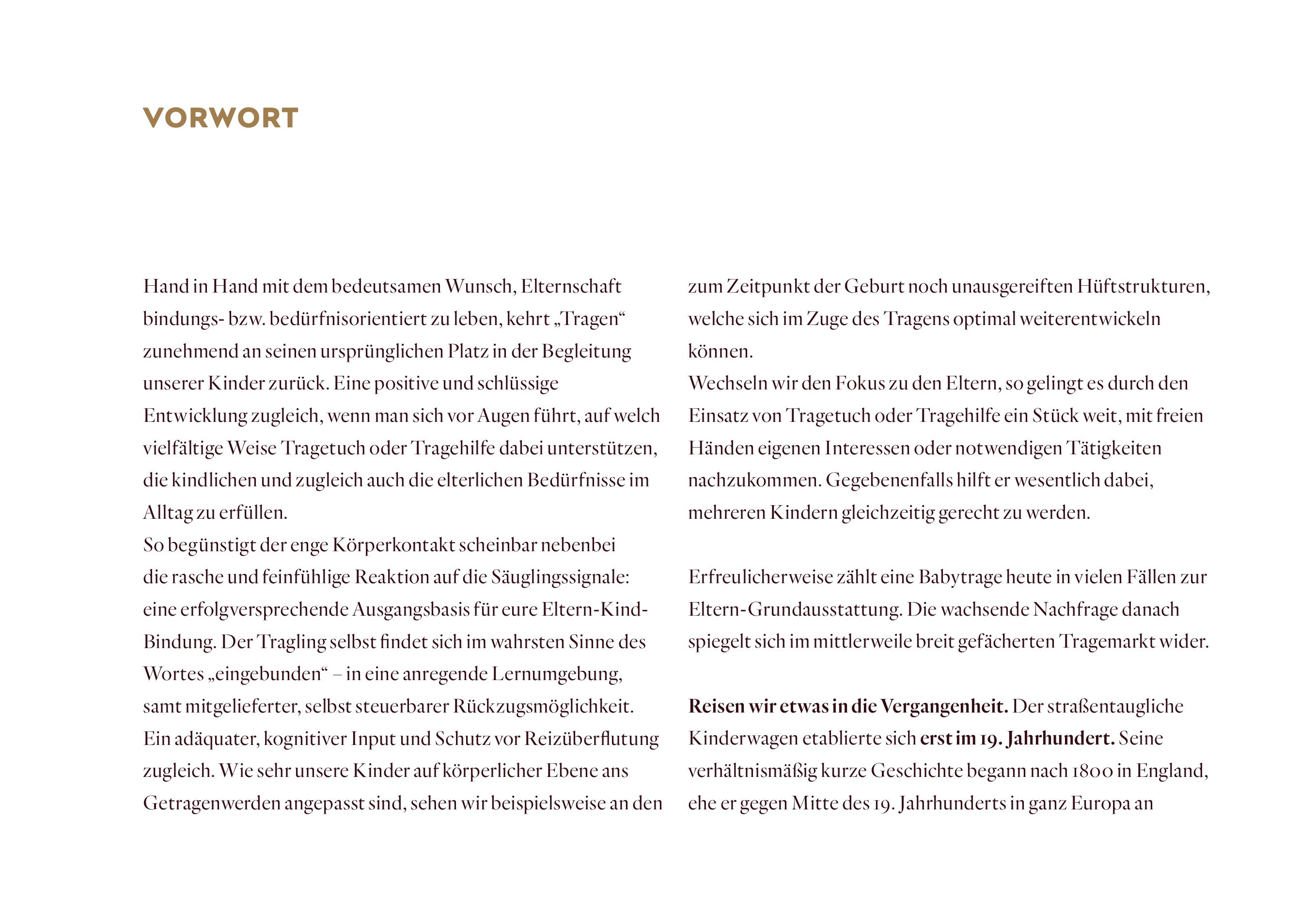 Tragen – Kompaktwissen &amp; Orientierungshilfe