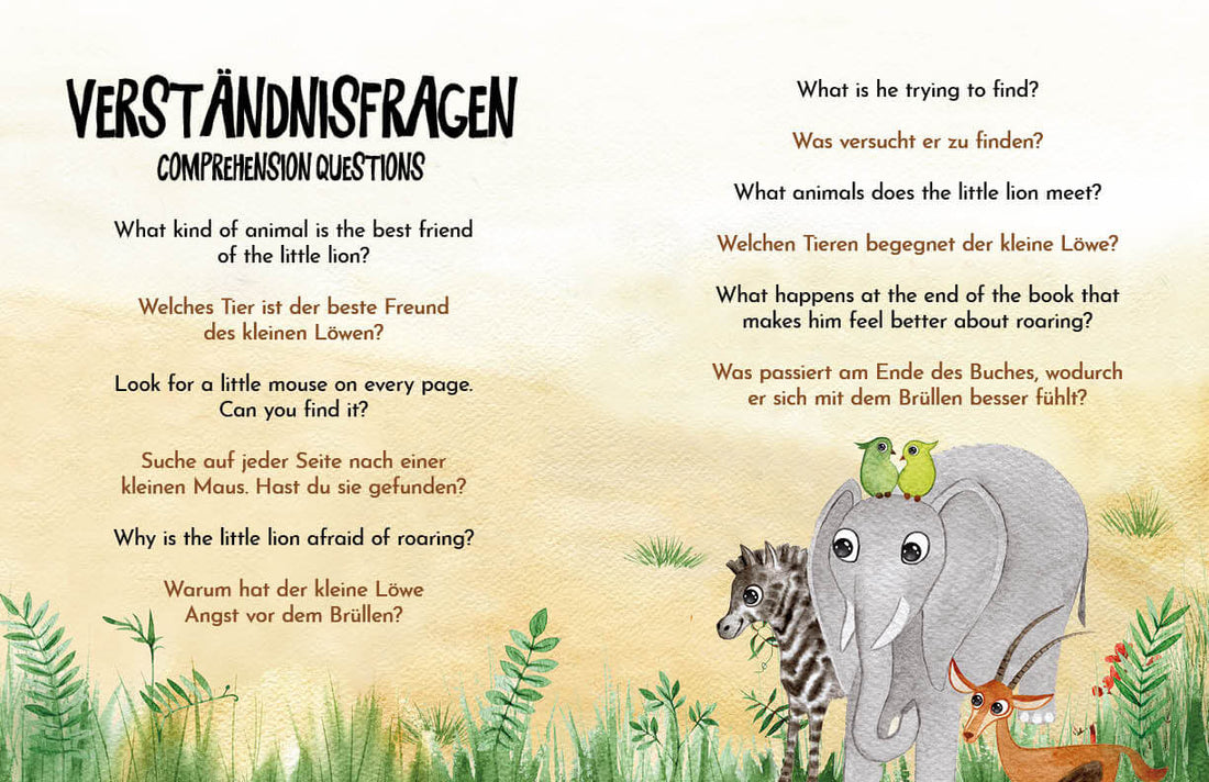  Brüll, kleiner Löwe - Roar, Little Lion Zweisprachig in Deutsch und Englisch über Identitä Ingo Blum 9783949514340 Kleine...