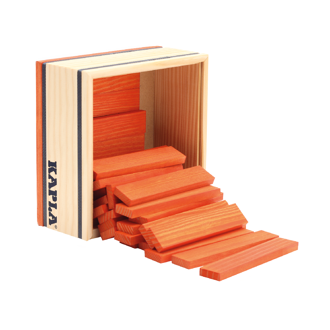 KAPLA® 40er Quadrate: 40 farbige Plättchen
