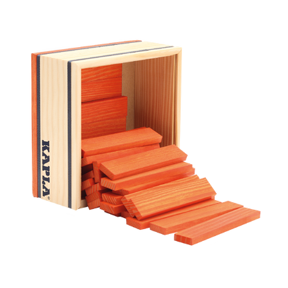 KAPLA® 40er Quadrate: 40 farbige Plättchen