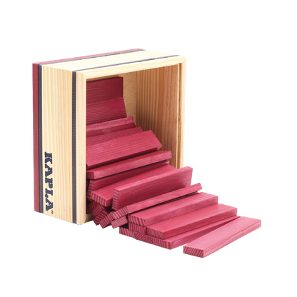 KAPLA® 40er Quadrate: 40 farbige Plättchen