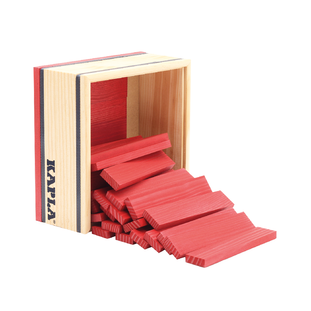 KAPLA® 40er Quadrate: 40 farbige Plättchen