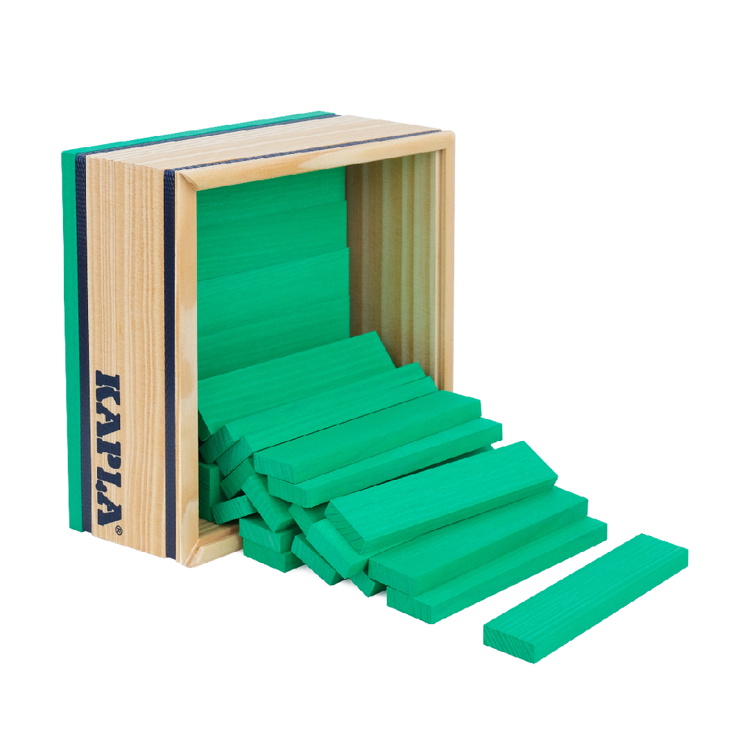 KAPLA® 40er Quadrate: 40 farbige Plättchen
