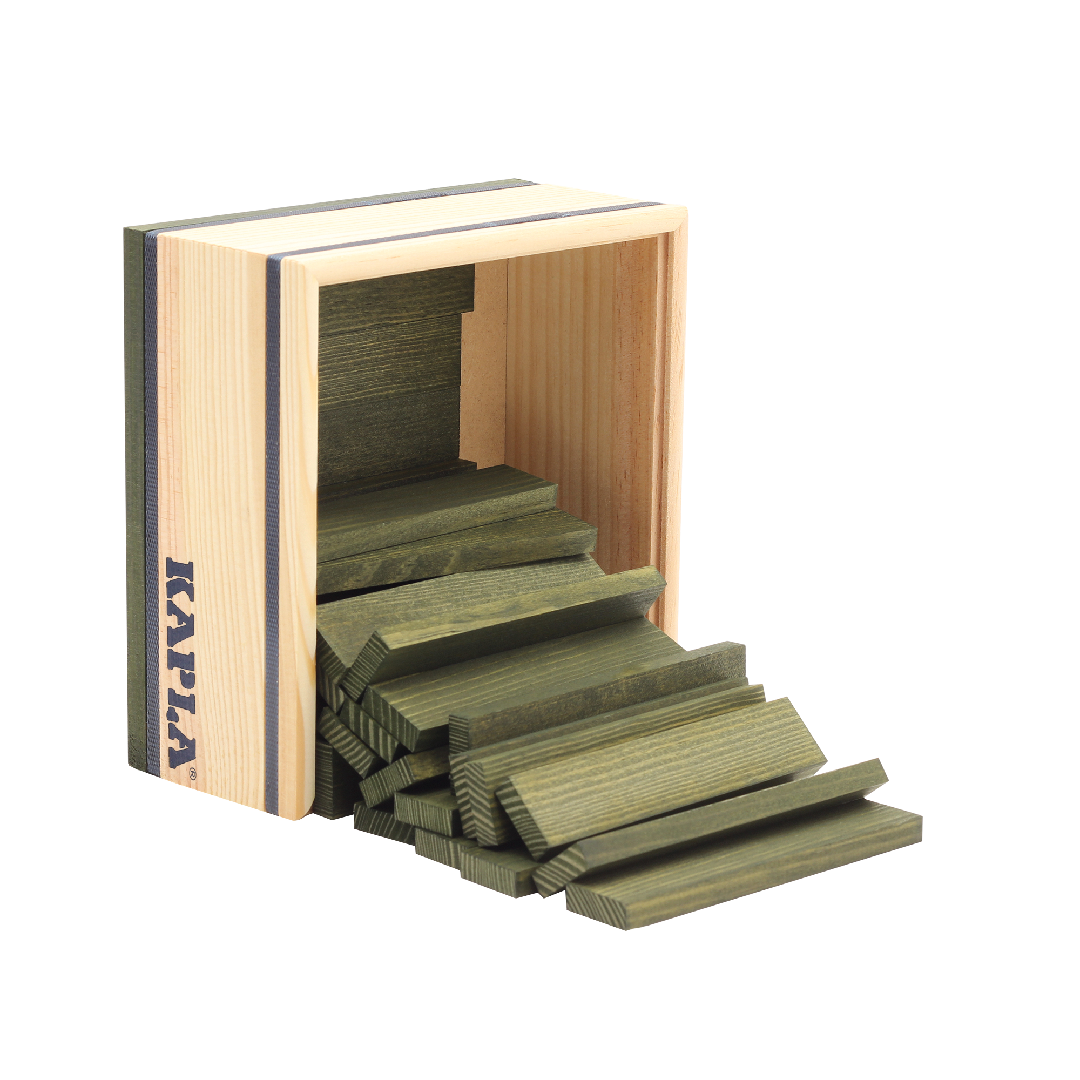 KAPLA® 40er Quadrate: 40 farbige Plättchen