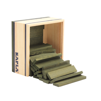 KAPLA® 40er Quadrate: 40 farbige Plättchen