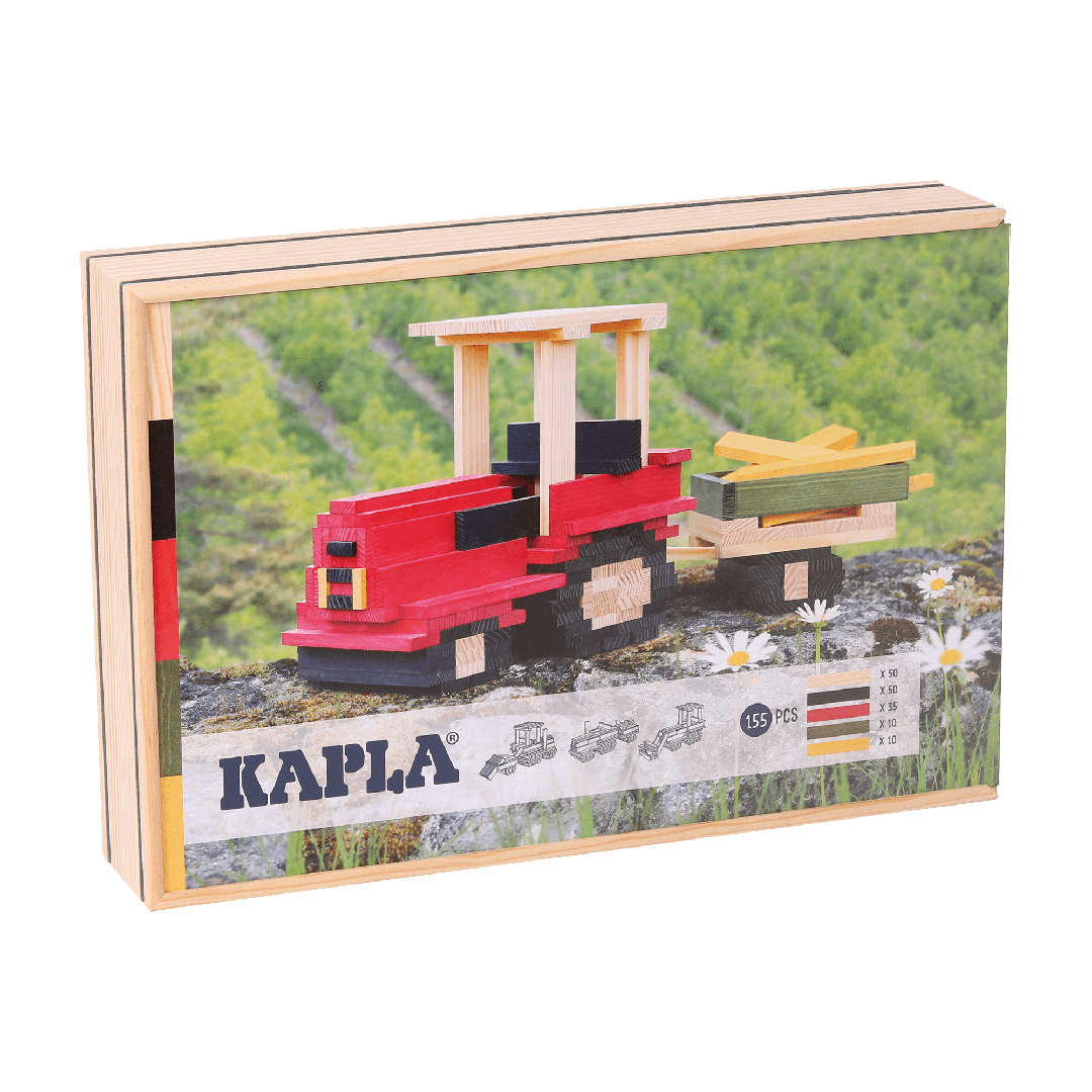 KAPLA® TRAKTOR Baukasten : 155 Holzplättchen